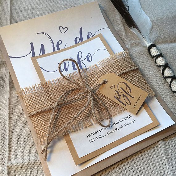 Printed ELEGANT RUSTIC Wedding Invitation Set Ivory Parchment Paper Pastel Blue Kraft Printed ELEGANT RUSTIC Wedding Invitation Set Ivory Parchment Paper Pastel Blue Kraft