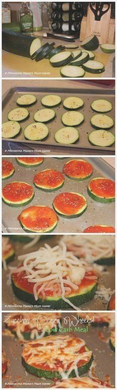 Zucchini Pizza Wheels! Low Carb Mahlzeit, die unglaublich schmeckt! #abendessen #fitness #fitnessabe...