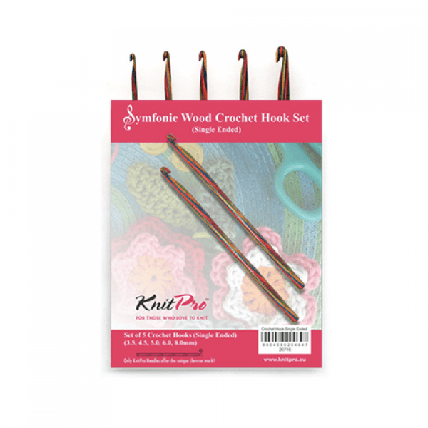 KnitPro Symfonie Crochet Hook Single Ended Knitting Sewing Craft 15cm