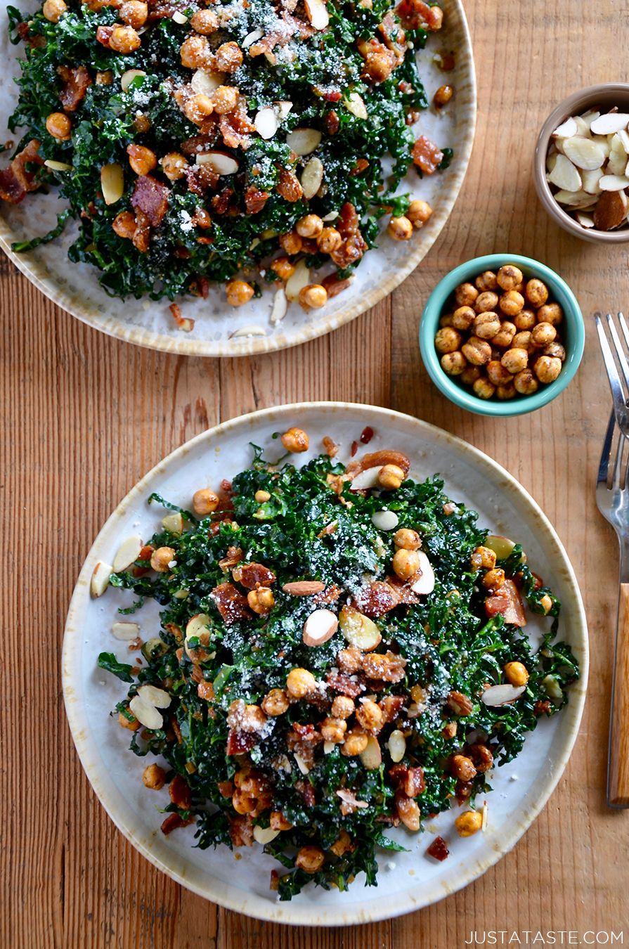 Kale Salad With Bacon Dressing Warm Salad Recipes Kale Salad Recipes Warm Kale Salad