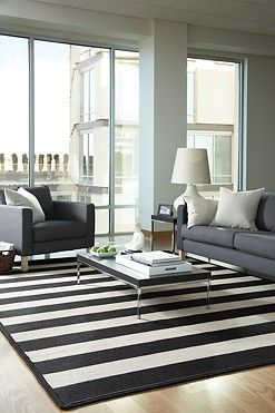 8 Ideas De Living Alfombra A Rayas Decoración De Unas Disenos De Unas