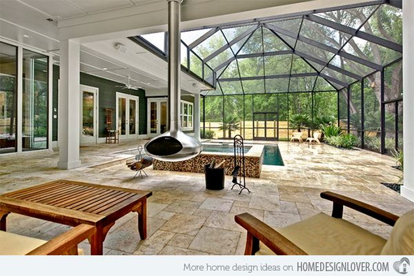 15 Stylish Pool Enclosure For Year Round Pool Usage Home Design Lover Round Pool Pool Enclosures Backyard Pool