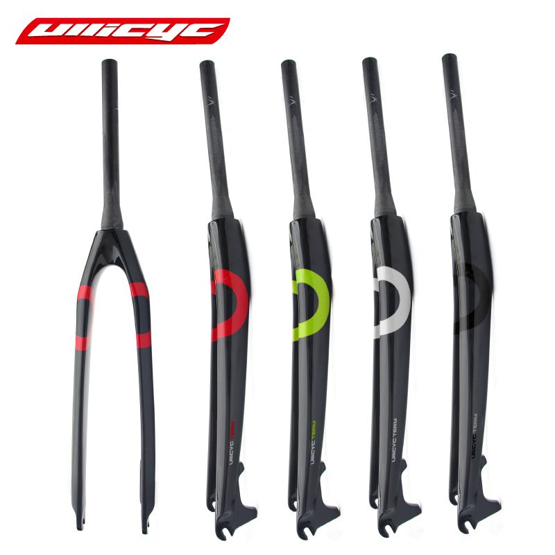 New 26 27.5 29/" inch Mountain bike full carbon bicycle disc brake front fork MTB