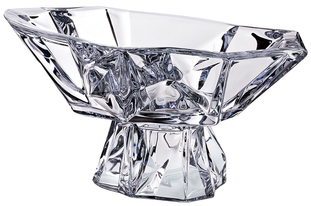 Фруктовница на ножке «Angels» M-614576 Страна производства: Чехия; Материал: стекло; Длина: 33 см; Ширина: 24 см; Высота: 15 см; Вес: 4,5 кг; #стекло #сервировка #стола #glass #table #setting Dinnerware, Crystals, Glass, Products, Dinner Ware, Tableware, Drinkware, Dining Ware, Corning Glass
