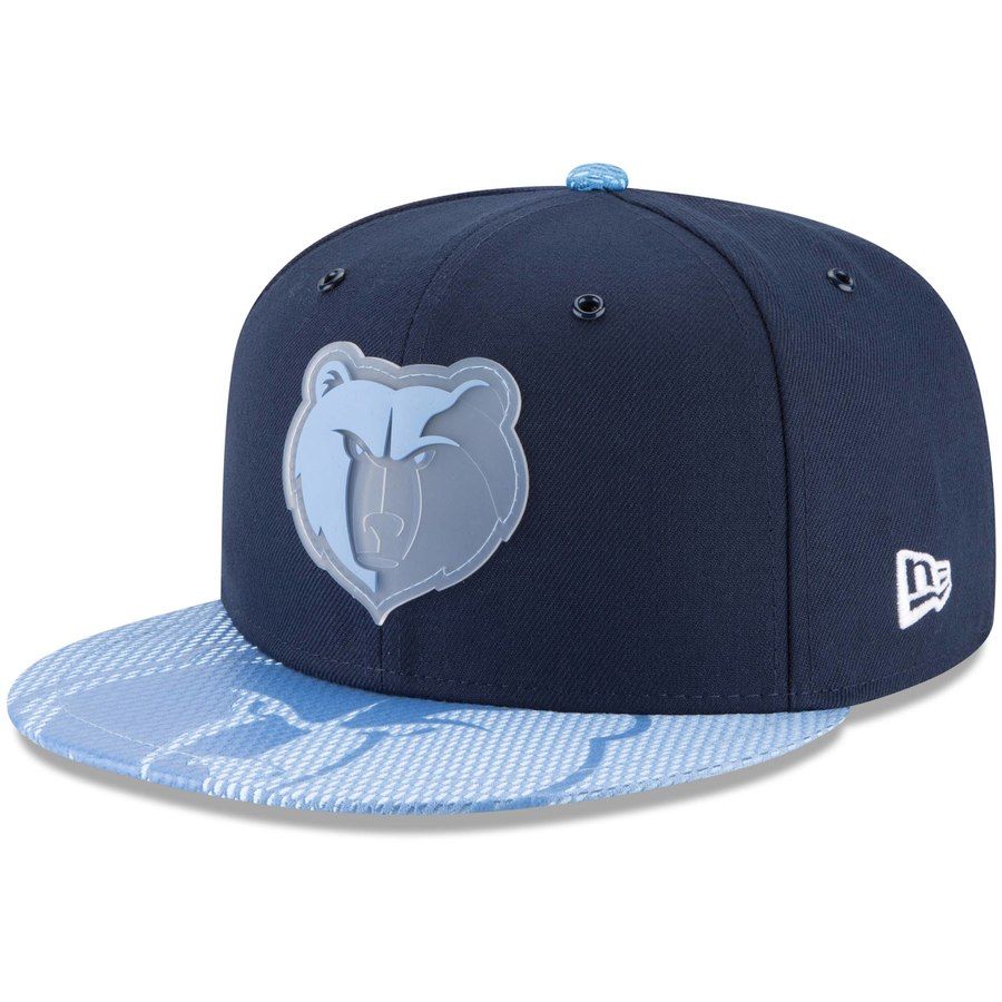 Mens Memphis Grizzlies New Era Navy Team Color OnCourt 9FIFTY