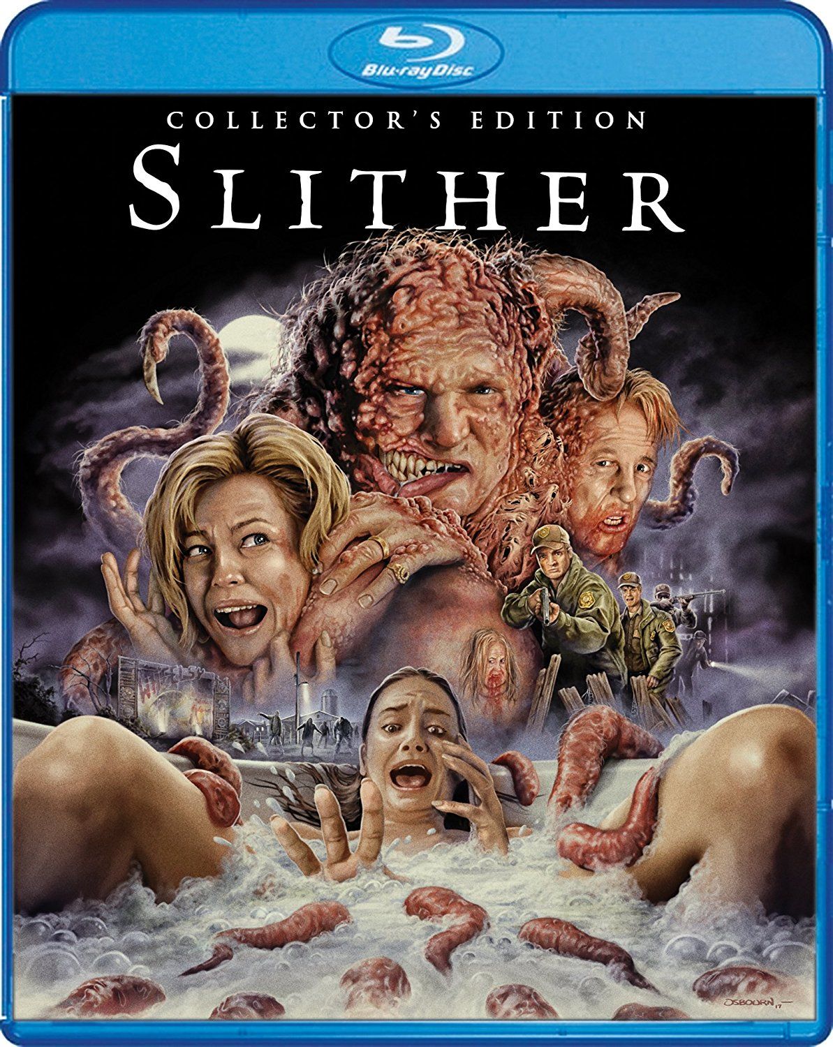Slither Collector S Edition 2006 Blu Ray Horror Movie Posters Horror Fans Horror Movie Art