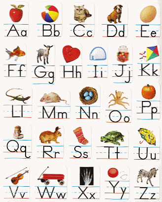 alphabet card