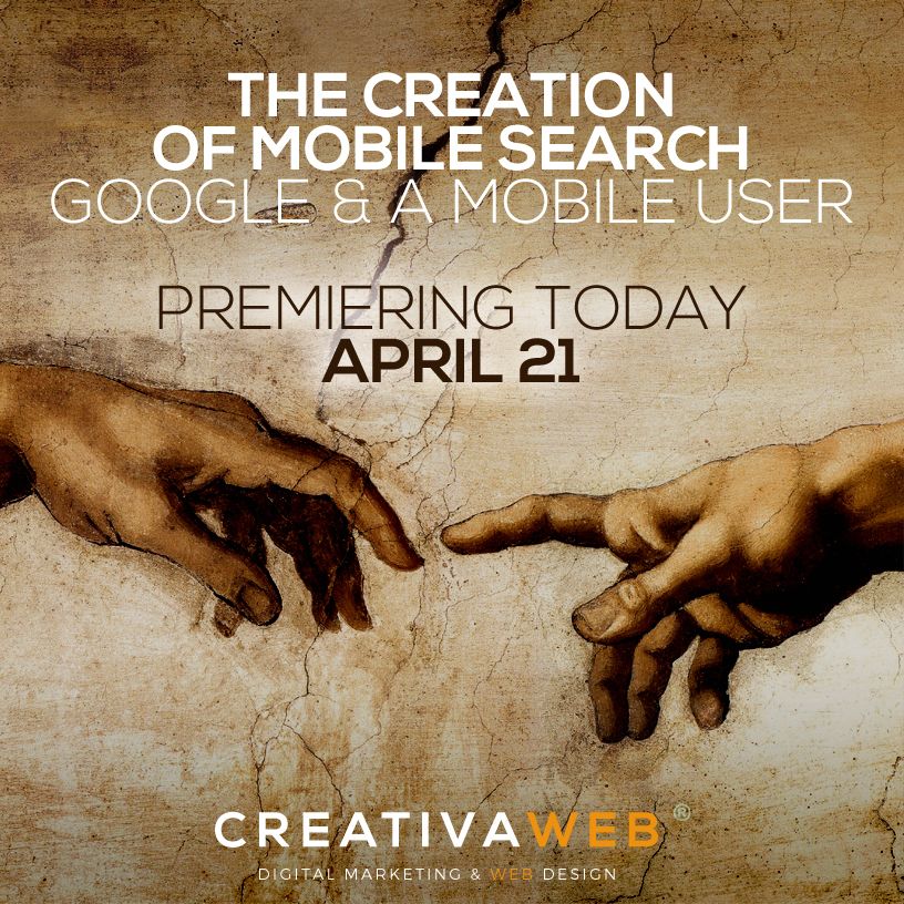 The Creation of Mobile Search. The Google`s mobile friendly algorithm is shaking the world of internet these days and it is becoming a serious pain for some companies that haven’t realized that mobile is here to stay. Check out this post here: www.creativaweb.c... #mobilefriendly #google #mobilemadness #Responsive #mobile #marketing #digital #graphic #design E-mail Marketing, Mobile Marketing, Digital Marketing, Web Design, Graphic Design, Algorithm, Internet, Friendly, Search