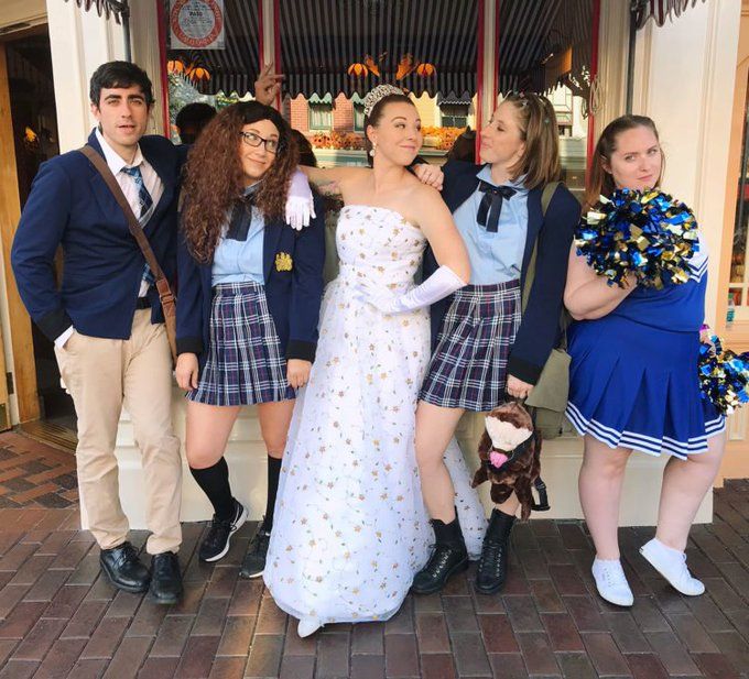 50 Enchanting Group Halloween Costume Ideas Inspired From The Modern Times Disney princess