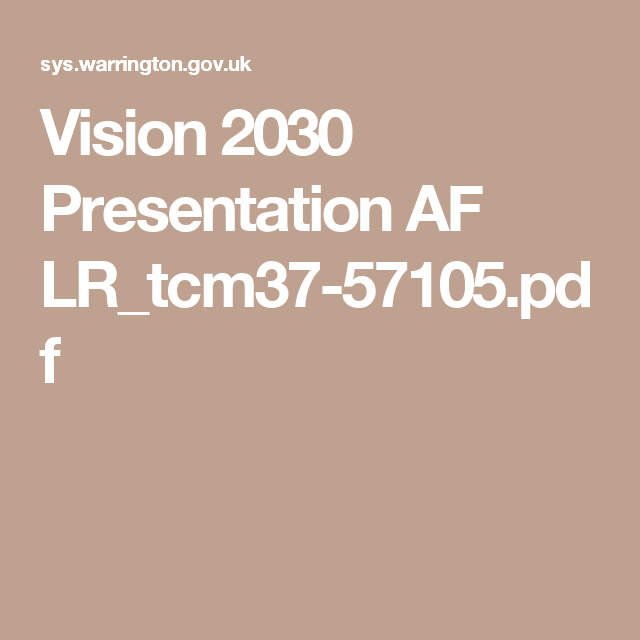 Vision 2030 Presentation Af Lr Tcm37 57105 Pdf Presentation Visions Image