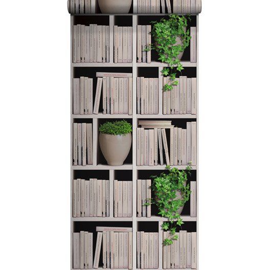 Avoir Images Papier Peint Intisse Bibliotheque Lierre Ecru Papier Peint le plus cool salutations