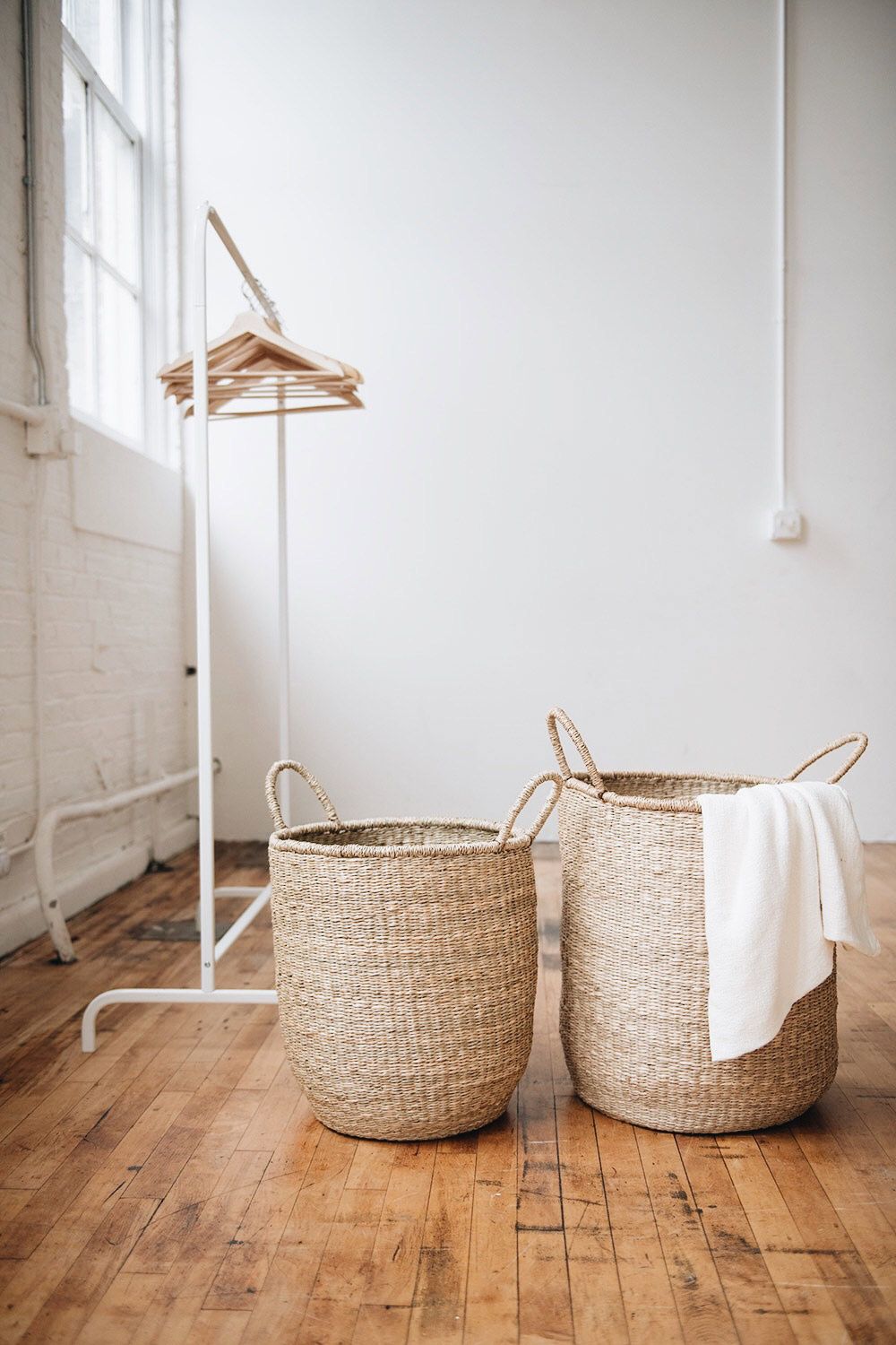 Hamper Keep A Wicker Laundry Hamper Handy In The Bedroom