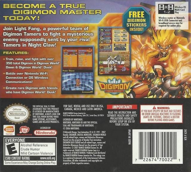 Digimon World Dawn Box Shot For Ds Digimon Digimon Tamers Nintendo Ds Digimon World Dawn Box Shot For Ds Digimon Digimon Tamers Nintendo Ds