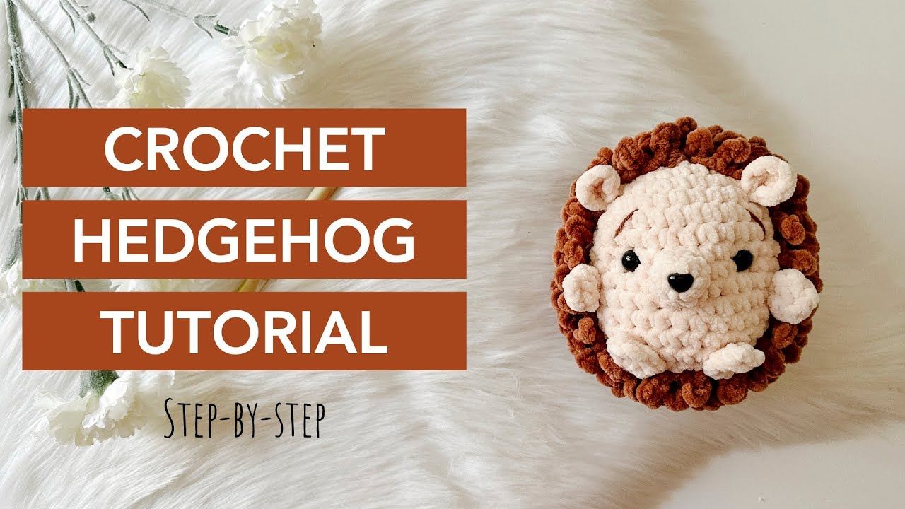 EASY Crochet Hedgehog Tutorial✨ l FREE Amigurumi Pattern