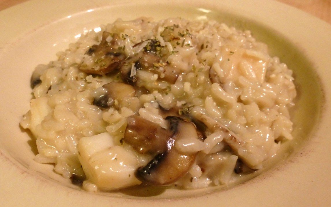 Wild Mushroom and Scallop Risotto | Scallop recipes, Recipes, Stuffed