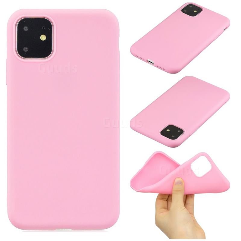 Candy Soft Silicone Protective Phone Case For Iphone 11 6 1 Inch Dark Pink Iphone 11 6 1 Inch Cases Guuds Phone Cases Protective Pink Iphone Iphone Cases