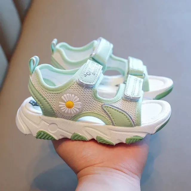 Cute children sandals for girls summer new soft bottom mesh baby toddler shoes little kids beach sandals _ - AliExpress Mobile Baby Sandals, Kids Sandals, Cute Sandals, Nike Shoes For Boys, Kid Shoes, Baby Shoes, Toddler Shoes, Baby Toddler, Kids Dress Wear
