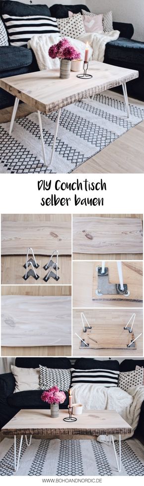 DIY Couchtisch selber bauen | Couchtisch selber bauen, Diy woodworker.de farbroller holztisch