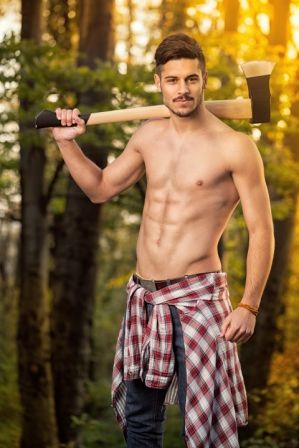 Pin On Sexy Woodcutter
