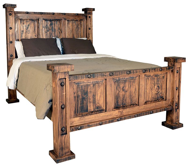 Old West Rustic Bed Frame Bedroom Furniture Bedding Rustic Bedroom Furniture Bedding, Rustic Pine King Size Bed Frame