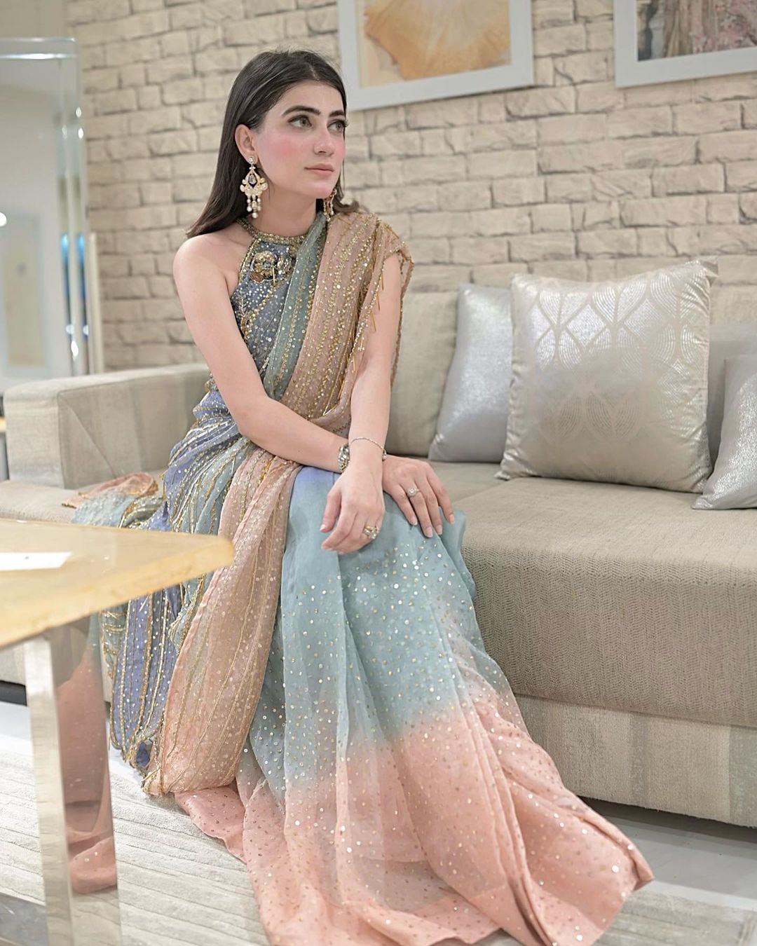 Areej Fatima Saeed on Instagram: “Its beautiful how we decorate pain.🥲🤍 Wearing @asmaaslam.official 📸 @hirafarrukhphotography #areejfatimasaeed” Party Wear Indian Dresses, Designer Party Wear Dresses, Dress Indian Style, Indian Wedding Outfits, Indian Designer Outfits, Indian Fashion Dresses, Pakistani Dresses, Indian Fashion Trends, Designer Wear
