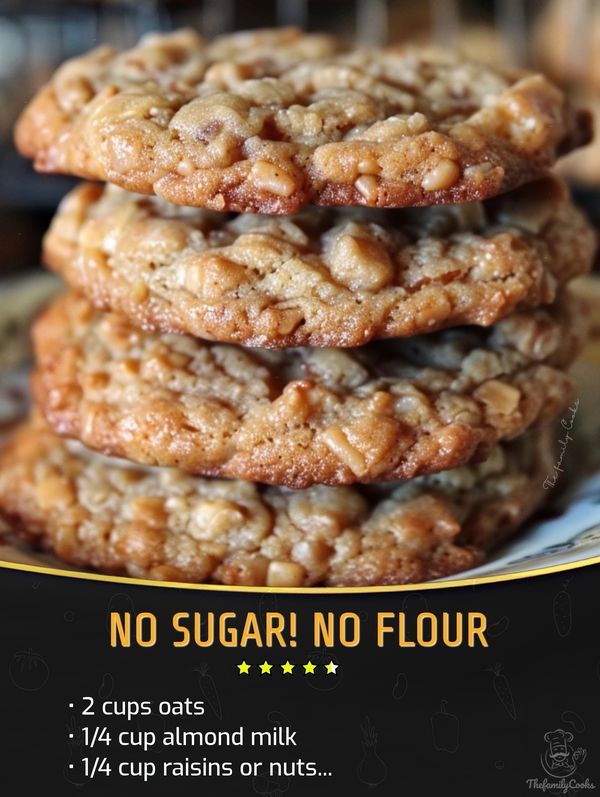 Healthy Cookies No Sugar No Flour Healthy Cookies No Sugar No Flour