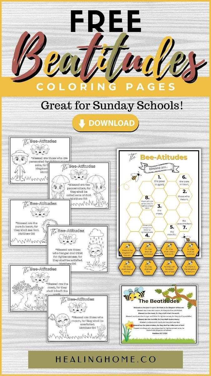Free printable beatitudes craft for kids Artofit Free printable beatitudes craft for kids Artofit