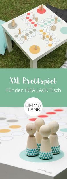 GESELLIG Würfelspiel für IKEA LACK #herbstdekotisch