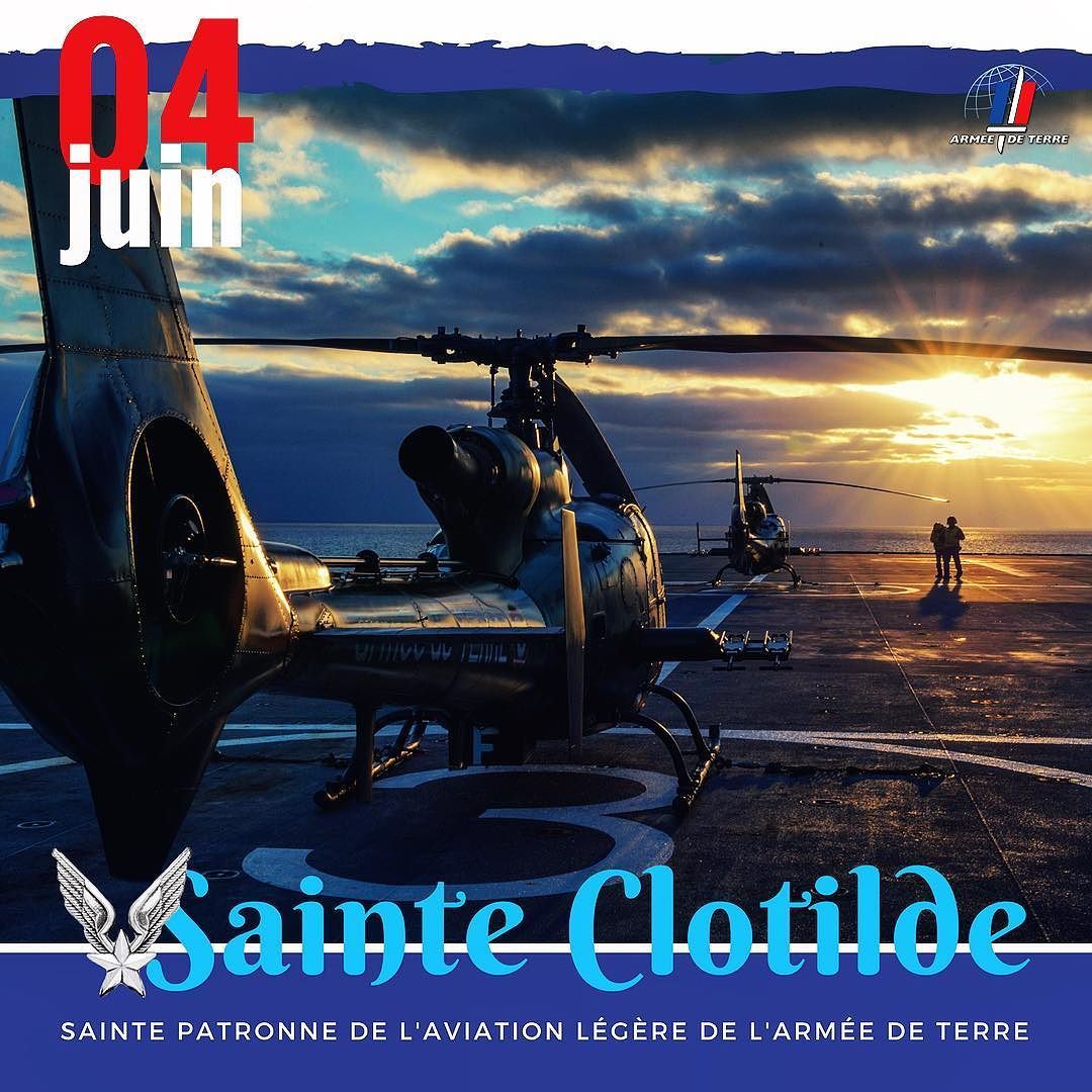 bonne fete a tous les soldats de l aviation legere de l armee de terre alat selon la legende cette sainte a permis au roi clovis d etre victorieux en utilis