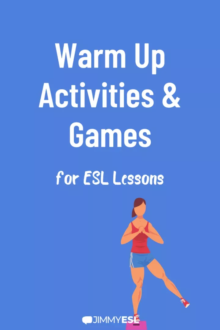 ESL Warm Up Activities & Games for Adults & Kids | JIMMYESL English Activities For Kids, Esl Activities, Creative Activities For Kids, Activities For Adults, Reading Activities, Activity Games, Esl Resources, English Lesson Plans, Esl Lesson Plans