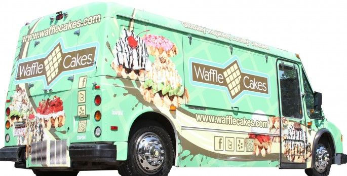 Waffle Truck Waffle Cakes on Denver Channel 2 Food Truck Friday