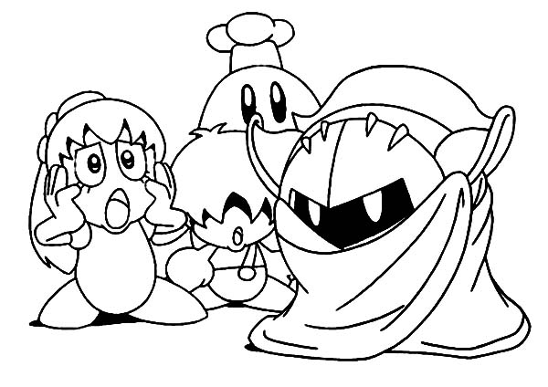 Kirby In Action Coloring Pages Kids Play Color in 2020 Coloring