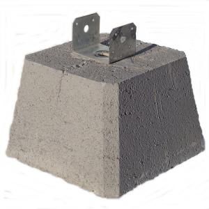 depot concrete pier block deck bracket metal blocks precast footings level foundation base mobile shed homedepot decks cinder adjustable beam