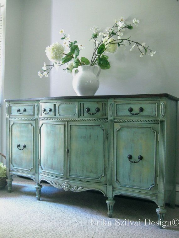 Vintage Antique French Country Design Hand Painted Shabby Chic Vintage Antique French Country Design Hand Painted Shabby Chic Weathered Rustic Buffet Sideboard Media Console Ask A Question 1 200 00 Pinterest