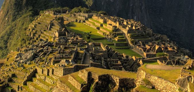 MACHU PICCHU PERU poster INCA CIVILIZATION stunning 15th century 24X36