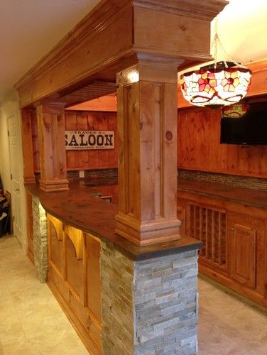 Cabin Bar Home Basement Bar Home Bar