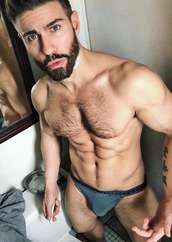 Hairy solo lingerie handsome