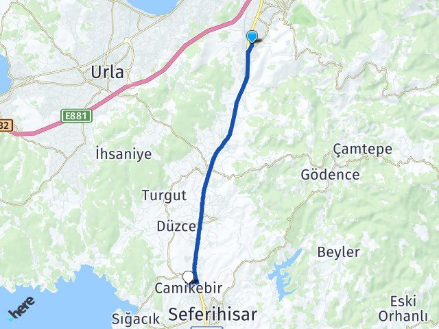 Güzelbahçe Yelki Camikebir Seferihisar Arası Kaç Kilometre (Km) araç ile Güzelbahçe Yelki Camikebir Seferihisar Arası Kaç Saat? Yakıt, Mesafe Hesaplama, Yol Tarifi