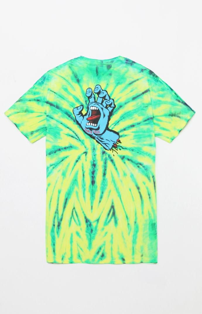 Pacsun Tie Dye Shirts 3 PacSun Santa CruzScreaming Hand TieDye TShirt Tie