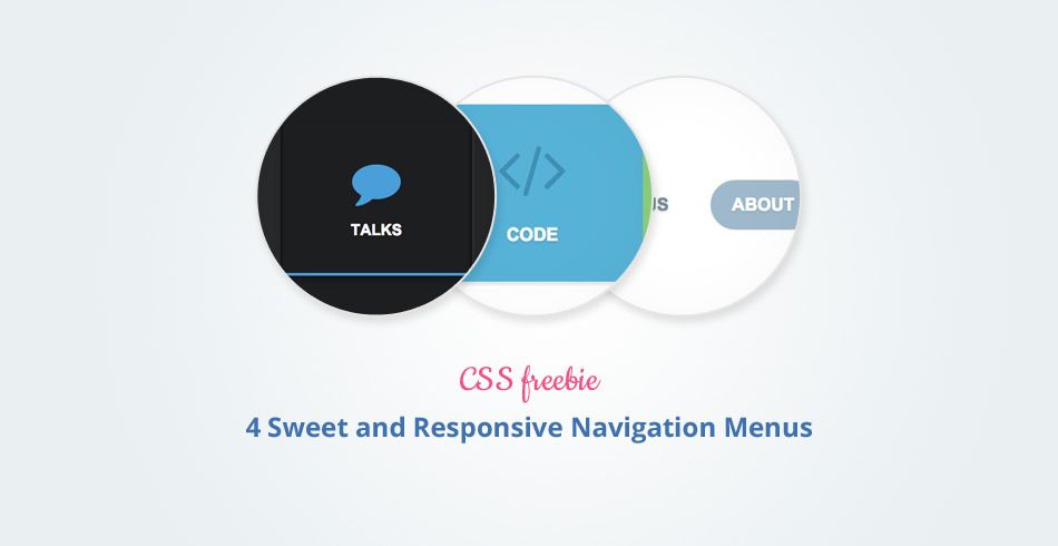 4 sweet and responsive navigation menus pinterest design