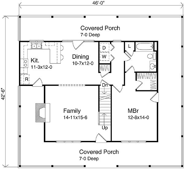 Plan 2286SL Country Plan with Loft Cape cod house plans