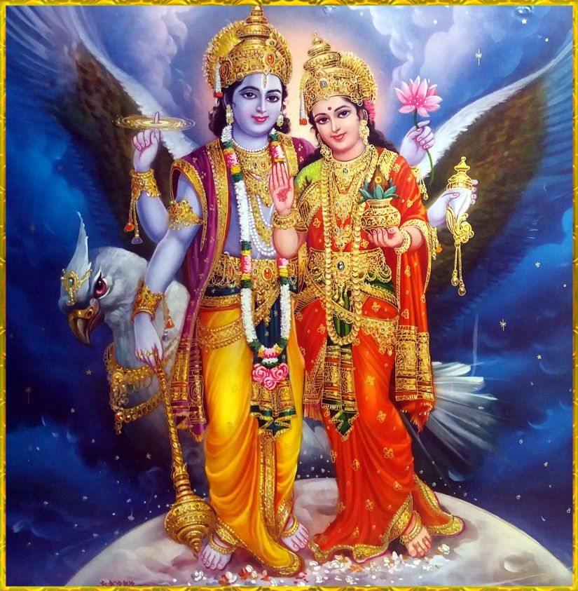 Lakshmi Narayana Hindu Gods Vishnu Lord Vishnu Wallpapers