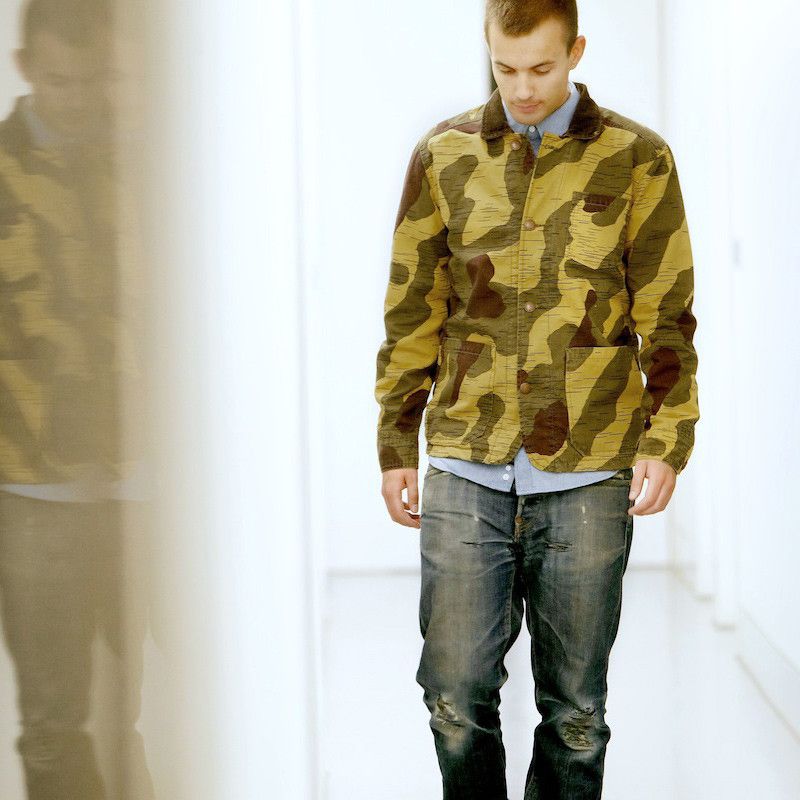 Army Green Nike Tech Edwin Road Lined Jacket Camo Line jackets