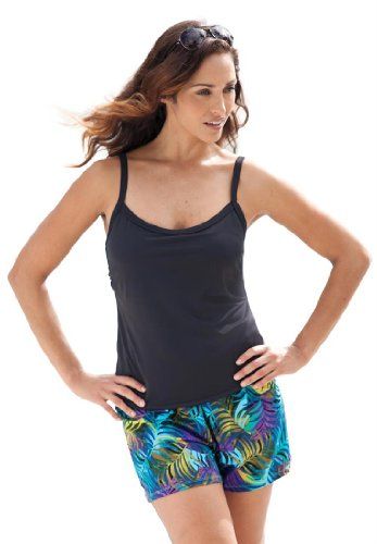 Freya Adelphi Low Rise Boy Short Bikini Short 3455 Black Print