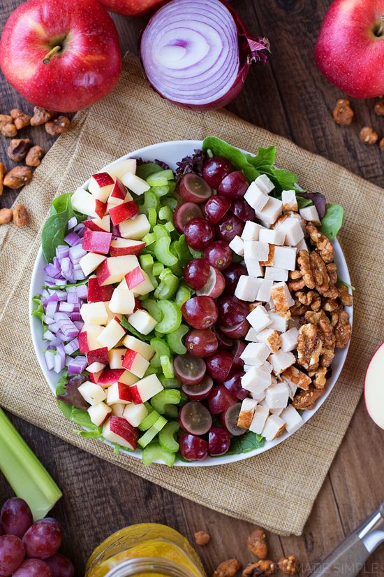 Chicken Apple Walnut Salad - Life Made Simple