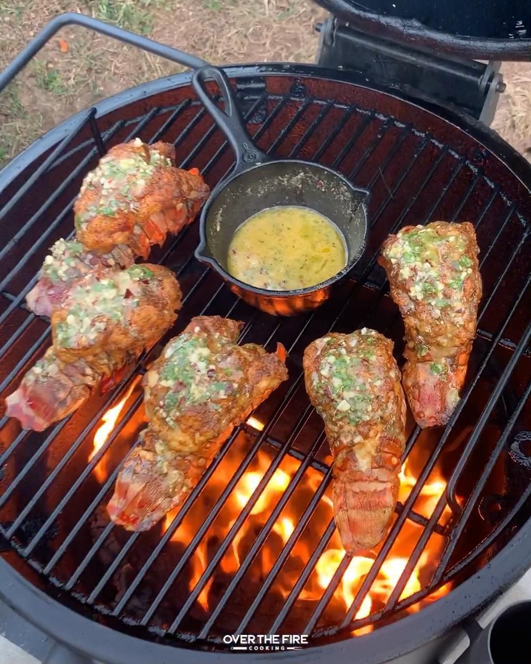 Smoked Lobster Tails with Parmesan Butter Recipe Smoked Lobster Tails with Parmesan Butter Recipe