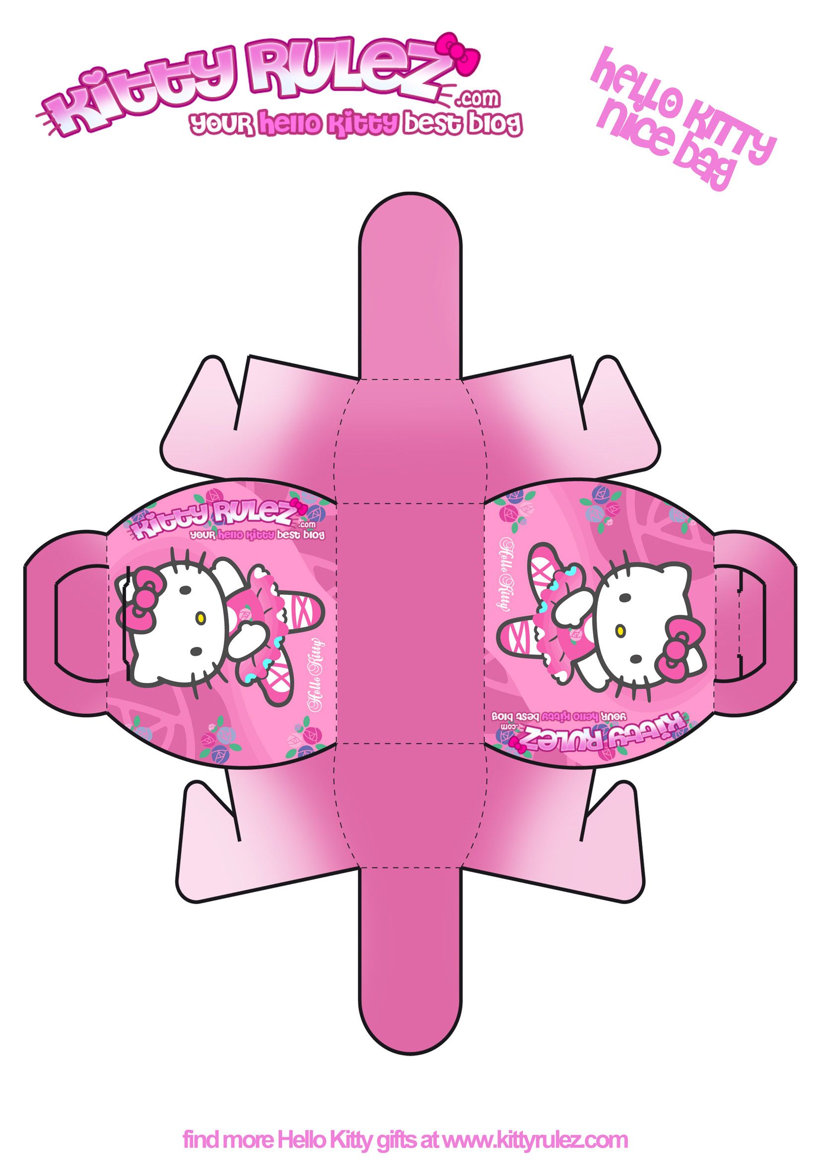 hello kitty printable template