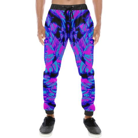 Fluorescent 80s Blacklight Men's All Over Print Jogger Sweatpants | Jogger sweatpants, Mens