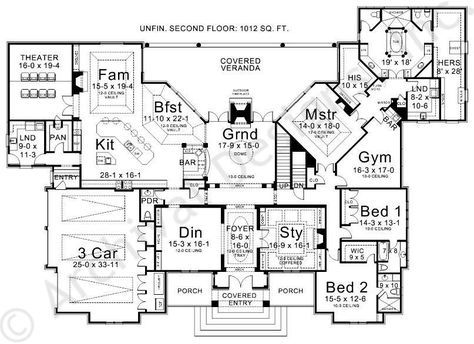 Awesome First Floor Would Like Bar In Study Instead Put Pantry Awesome First Floor Would Like Bar In Study Instead Put Pantry Where Bat Is Kitchen And Make Larger Laundry Sewing Room Still Need 1 2 Bedrooms Bath