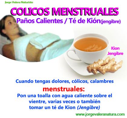 Muy fuertes remedios caseros colicos menstruales para